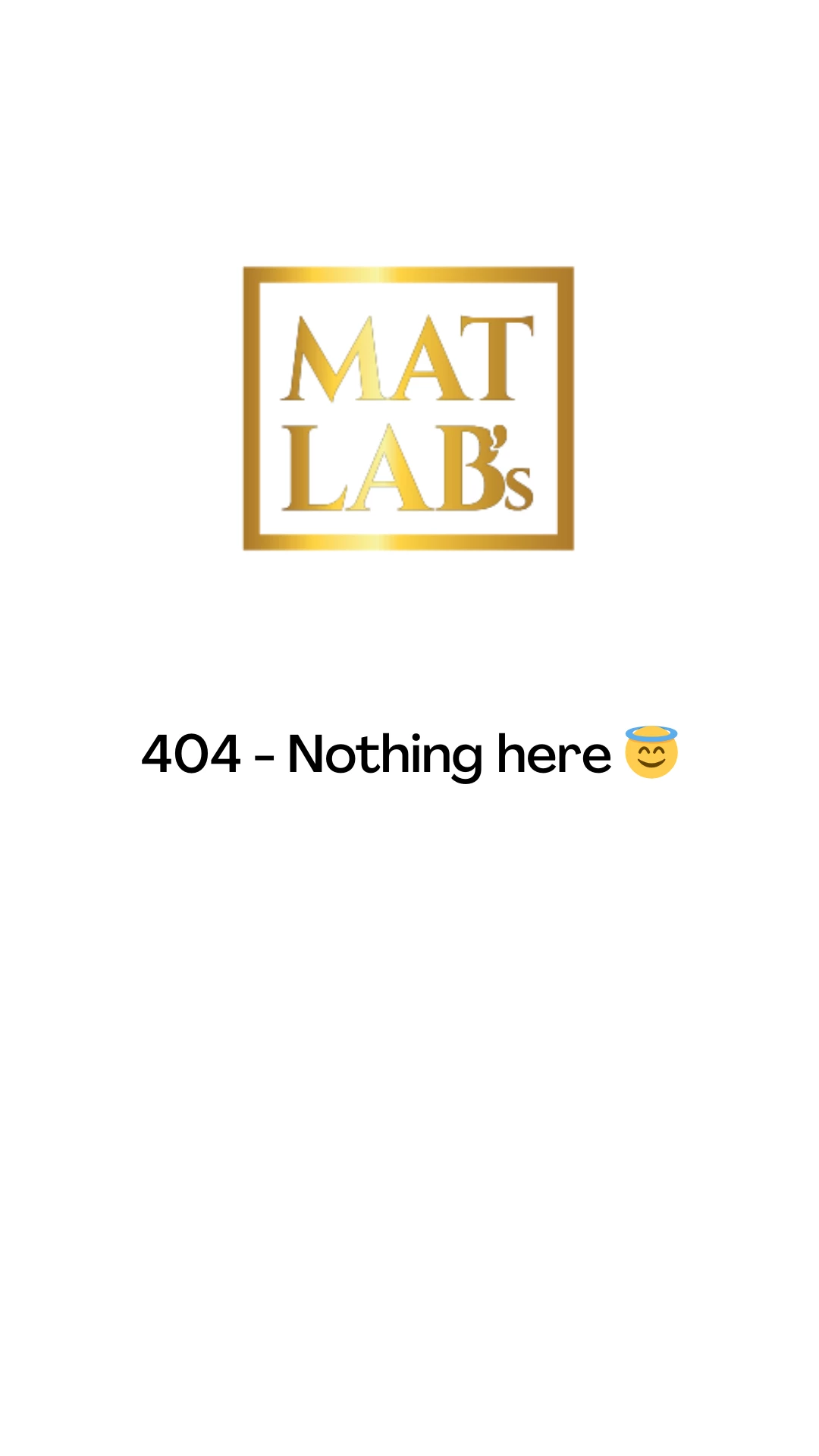 404 Not Found Page